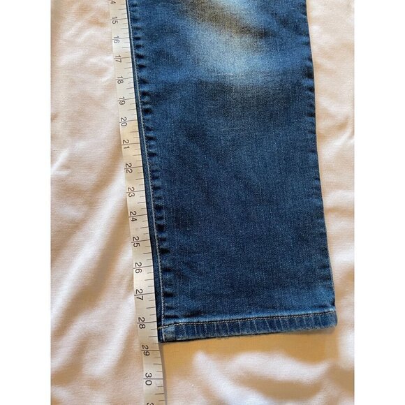 Chicos The Platinum Jegging Size 4 /US Sz XXL 22 Distressed Denim Jeans Stretchy - Picture 10 of 12